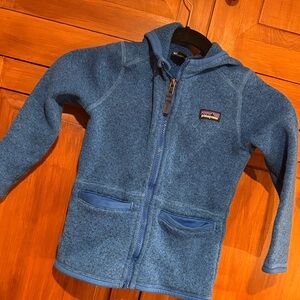 Patagonia Kids Cozy Blue Zip-Up Hoodie